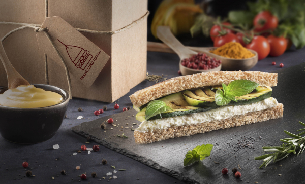 Tramezzino Zucchini grigliati robiola - Tramezzino Torino